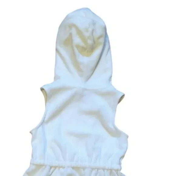 NWOT Janie and Jack Hooded Ruffle Hem Terry Cover-Up Size 4 - Picture 4 of 5
